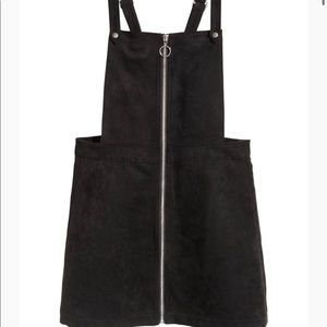 Black Suede Overall